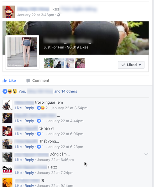 Ẩn Like, Follow các fanpage trên Facebook